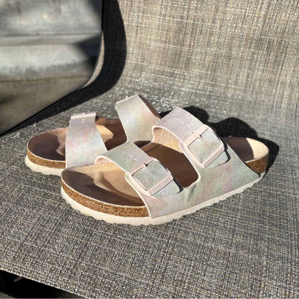 Birkenstock Arizona Two-Strap Sandal in Iridescent Pastel